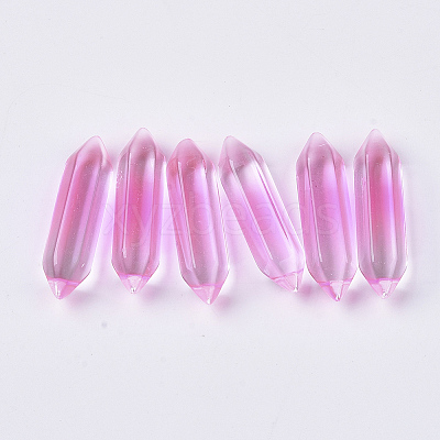 Glass Double Terminated Point Beads GLAA-S167-12-1