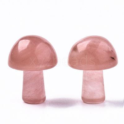 Cherry Quartz Glass GuaSha Stone G-N0325-02R-1