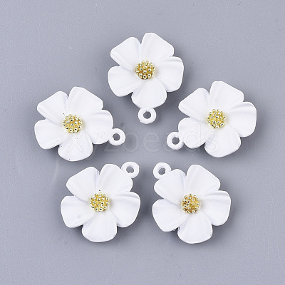 Spray Painted Alloy Pendants PALLOY-N0147-03-1