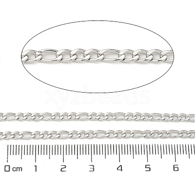 Tarnish Resistant 304 Stainless Steel Figaro Chains CHS-H007-30P-1