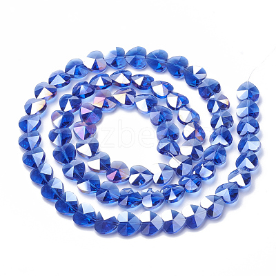Electroplate Glass Beads X-EGLA-Q091-10mm-A07-1