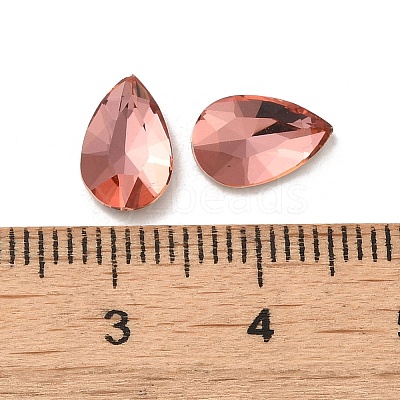 Glass Rhinestone Cabochons RGLA-P037-11B-D262-1