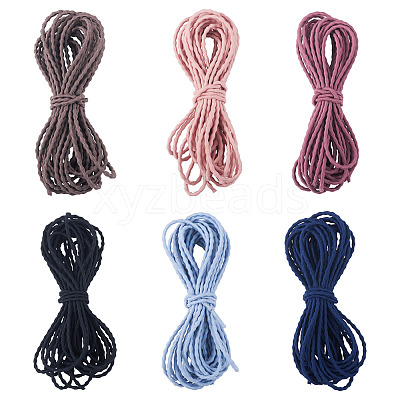 30M 6 Colors Polyester Elastic Cords EC-TA0001-07D-1