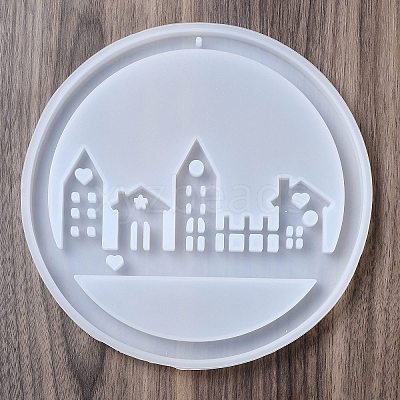 City Signs Decorated with Wind Chimes Silicone Mold SIMO-S001-01D-1