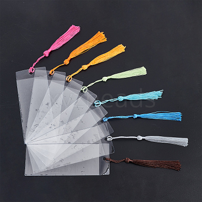 64Pcs 8 Colors Polyester Tassel Decorations OCOR-NB0001-44-1