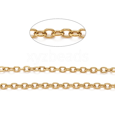 PVD Vacuum Plating 304 Stainless Steel Cable Chains CHS-H020-12G-25M-1