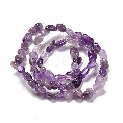 Natural Amethyst Beads Strands G-F465-51-1