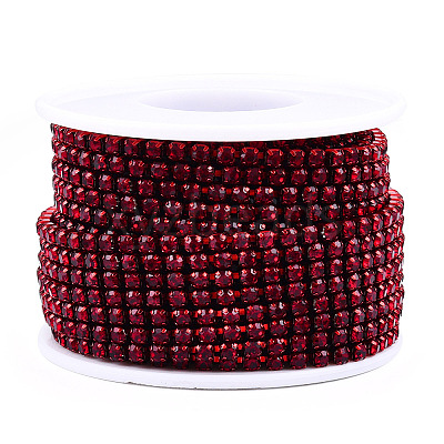 Electrophoresis Iron Rhinestone Strass Chains CHC-Q009-SS8.5-B21-1