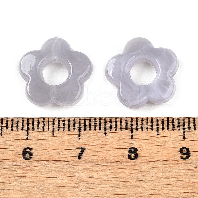 Gradient Color Transparent Acrylic Beads OACR-N137-49O-1