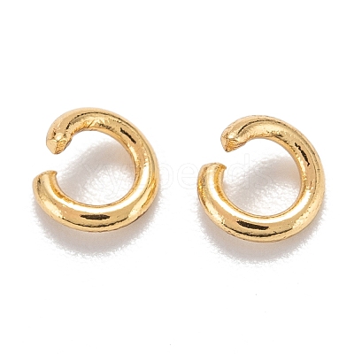 Ion Plating(IP) 304 Stainless Steel Open Jump Rings X-STAS-F084-24G-01-1
