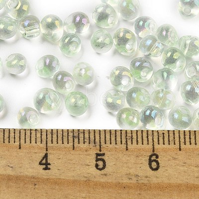 6/0 Inside Colours Fringe Glass Seed Beads SEED-A034-03E-1