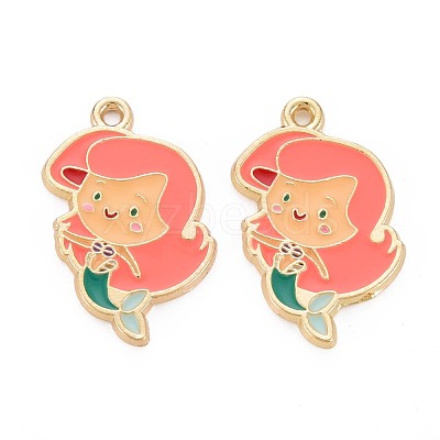 Alloy Enamel Pendants ENAM-S126-116-NR-1