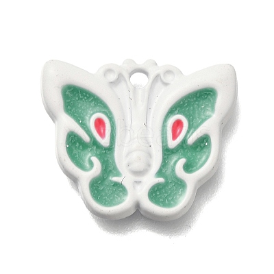 Spray Painted Alloy Pendants FIND-M041-01B-1