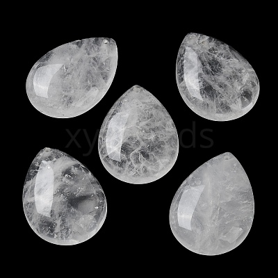 Natural Quartz Crystal Pendants G-M416-08B-04-1