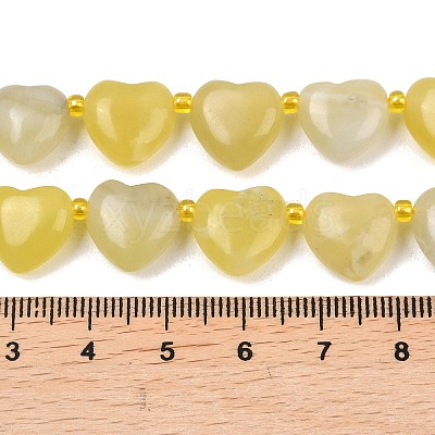 Natural Lemon Jade Beads Strands G-NH0069-A02-1
