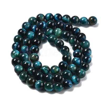 Grade AB Natural Tiger Eye Beads Strands G-B133-A02-6MM-07-1