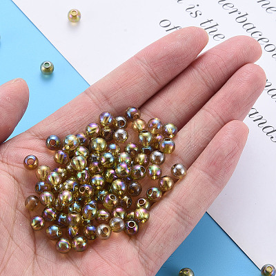 Transparent Acrylic Beads LS-MACR-S370-B6mm-737-1
