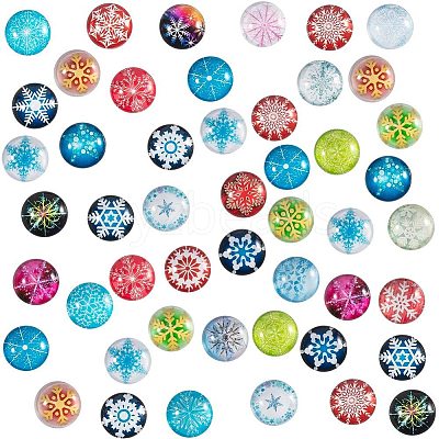 Flatback Glass Cabochons for DIY Projects GGLA-PH0005-12mm-06C-1