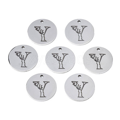 Non-Tarnish 304 Stainless Steel Charms STAS-T059-26P-Y-1