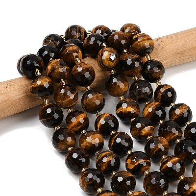 Natural Tiger Eye Beads Strands G-C249-A19-16mm-1