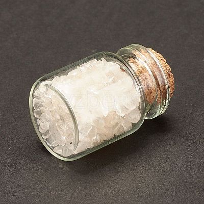 Transparent Glass Wishing Bottle Decoration LS-DJEW-A001-01A-05-1