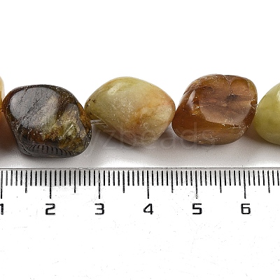 Natural Xiuyan Jade Beads Strands G-Z061-A04-01-1