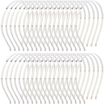 Iron Hair Band Findings OHAR-WH0011-78B-1