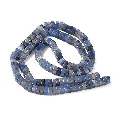 Natural Blue Aventurine(Dyed & Heated) Beads Strands G-I394-A09-1