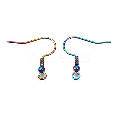 Ion Plating(IP) 304 Stainless Steel French Earring Hooks STAS-S119-015-1