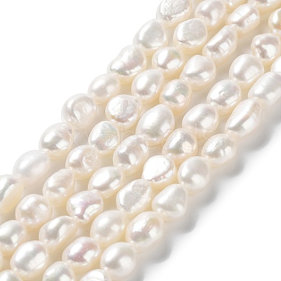 Natural Cultured Freshwater Pearl Beads Strands PEAR-Z002-16-1