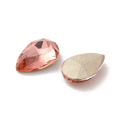 Glass Rhinestone Cabochons RGLA-P037-11B-D262-1