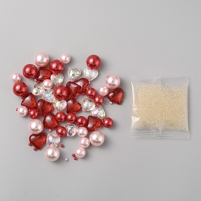 Valentine's Day Themed Acrylic Desktop Decorative Ornaments OACR-WH0042-01A-1