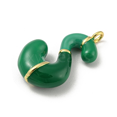 Brass Enamel Pendants KK-E093-03G-S-1