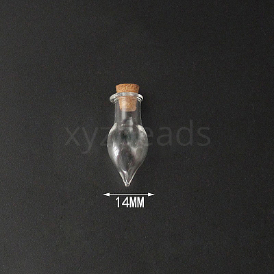 Mini High Borosilicate Glass Bottle Bead Containers X1-BOTT-PW0001-261G-1