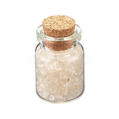 Transparent Glass Wishing Bottle Decoration LS-DJEW-A001-01A-05-1