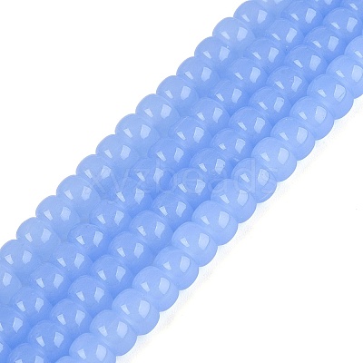 Imitation Jade Glass Beads Strands GLAA-NH0002-A01-B04-1
