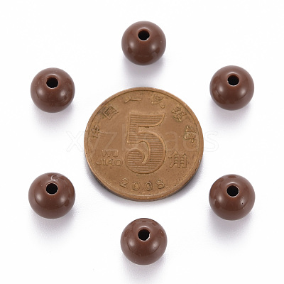 Opaque Acrylic Beads X-MACR-S370-C8mm-A17-1
