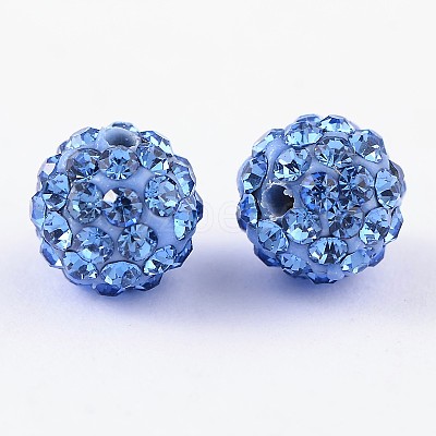 Pave Disco Ball Beads RB-H258-8MM-211-1
