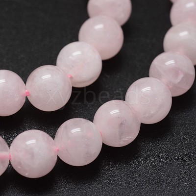 Natural Madagascar Rose Quartz Beads Strands G-K285-33-12mm-01-1