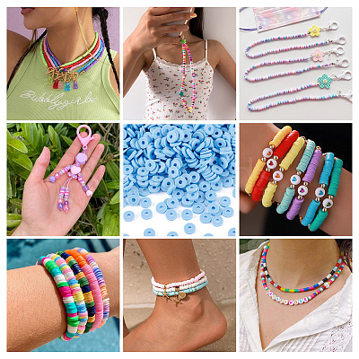 100G Handmade Polymer Clay Beads CLAY-TA0001-77C-1