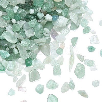 Natural Green Aventurine Chip Beads X-G-O103-02-1