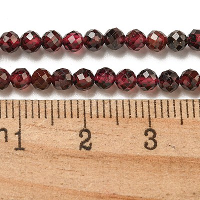 Natural Garnet Beads Strands LS-G-I341-09C-1