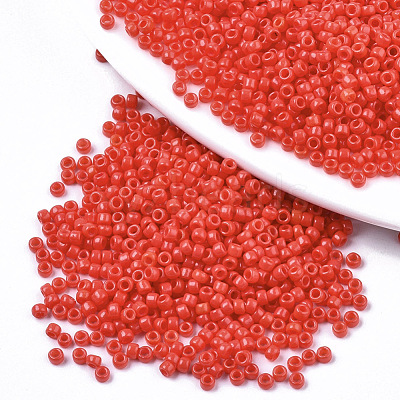Baking Paint Glass Seed Beads SEED-S042-05A-05-1
