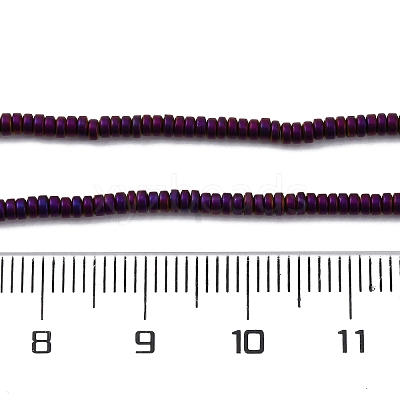Electroplated Non-magnetic Hematite Beads Strands G-P571-A01-01G-1