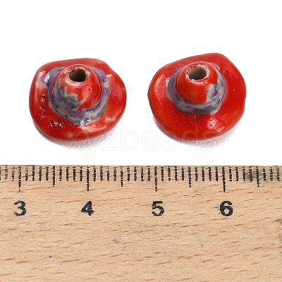 Handmade Porcelain Beads PORC-L084-06D-1