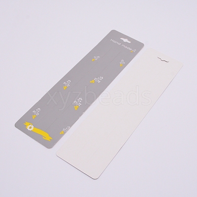 Paper Hair Clip Display Cards DIY-WH0199-78B-1