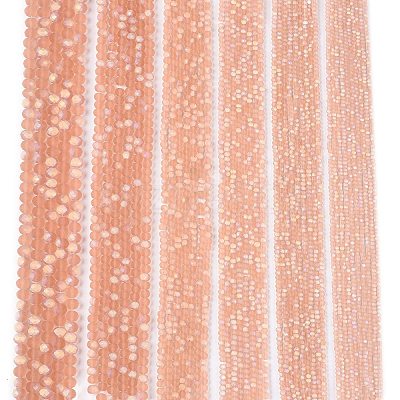 Transparent Glass Beads Strands LS-EGLA-A044-T3mm-MB21-1