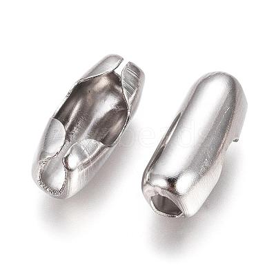 Tarnish Resistant Stainless Steel Ball Chain Connectors STAS-L019C-P-1