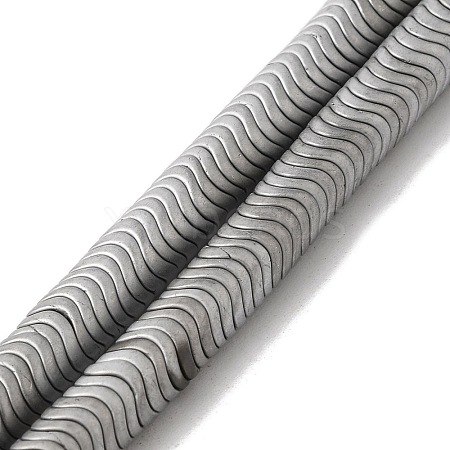 Electroplated Synthetic Non-Magnetic Synthetic Hematite Beads Strands G-I364-N01-P01-1