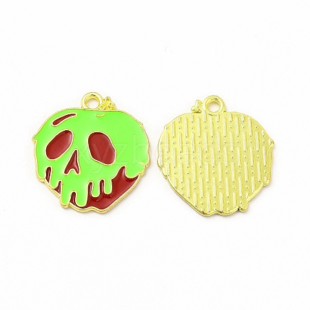 Rack Plating Alloy Enamel Pendants FIND-G054-20LG-02-1